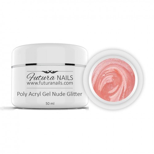 Poly Acryl Gel Nude Glitter 50 ml